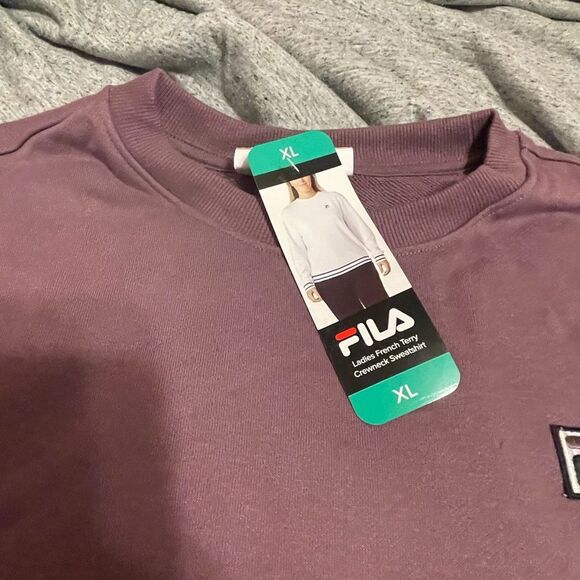 Fila Womens Terry Crewneck Sweatshirt - Picture 4 of 4